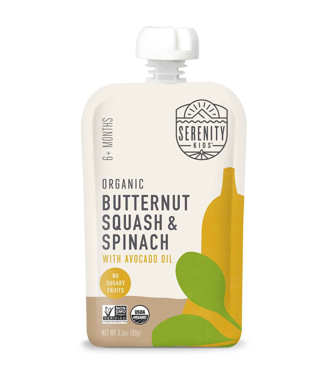 Pouch, Veggie - Organic Butternut Squash and Spinach